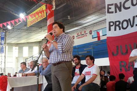 Portela:  "El único gobierno exitoso que hay instalado en el país es nuestro gobierno correntino de la Unión Cívica Radical"